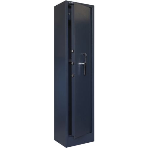 Viro armoire a' fusil 5-7 places cm35x28x145h 3+2 boulons avec armoire a' fusil couleur bleue