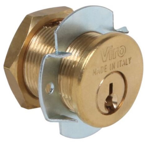 Viro art 1053 serratura universale a cilindro in ottone 21 mm 180o
