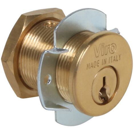 Viro art 1054 serratura universale a cilindro in ottone 26 mm 180o