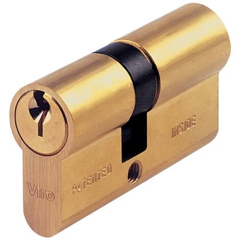 Viro art 725 cilindro da infilare ottone sagomato da 74 mm 37-37 mm
