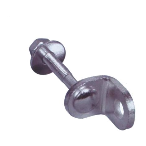 Viro Art.672  illet de verrouillage fixe pour cadenas en acier ce'mente' trempe' et galvanise' applicable sur fer bois et be'ton