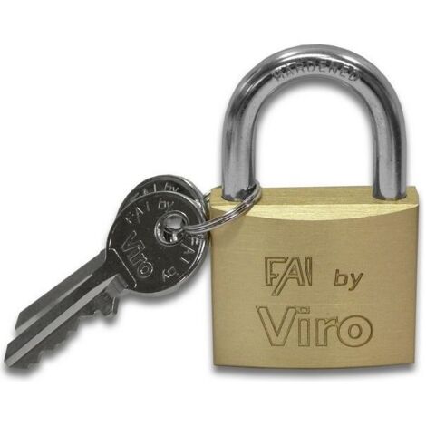 VIRO - laiton rectangulaire de cadenas (16 mm) - Art.550