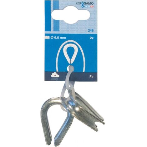 Viroles acier Galv. 4mm - 25 unités (Par 10)