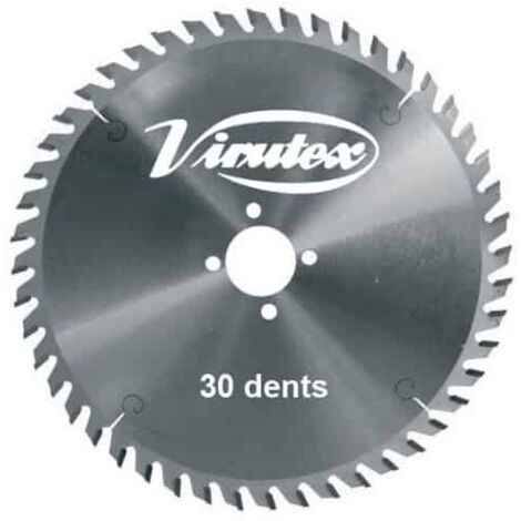 VIRUTEX Lame pour métal pour scie arasante RZ 270S - 7040316 - 165 mm - 20 mm - 30 dents