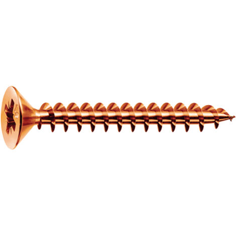 Vis 300x20 bronzées pour fixation en bois