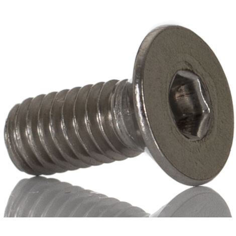 Vis 6 pans à tête fraisée hexagonale, M4 x 10mm, en Acier Inoxydable ( Prix pour Paquet de 500 )