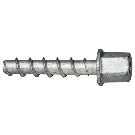 Vis à béton BTS6 H 6-35, manchon M8, gris Zn-Al - Boite de 100 - CELO - 9ZG635M8BTSH
