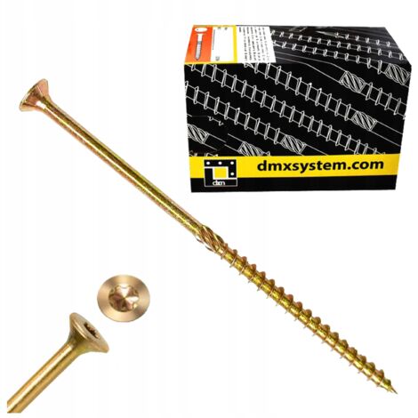 Vis à bois 5x120 - Torx coniques - 100 pièces - Résistantes et faciles à utiliser