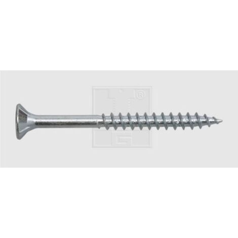 Vis à bois 6 mm 100 mm – 17602610010 – Acier galvanisé à denture intérieure multiple – Lot de 100 pièces – SWG