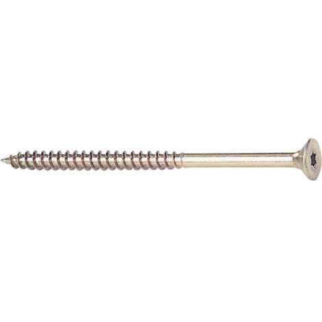 Vis à bois 6.0 mm 120 mm profil Torx acier galvanisé – Lot de 50 pièces – Résistance à la corrosion pour bois dur – Sonstige