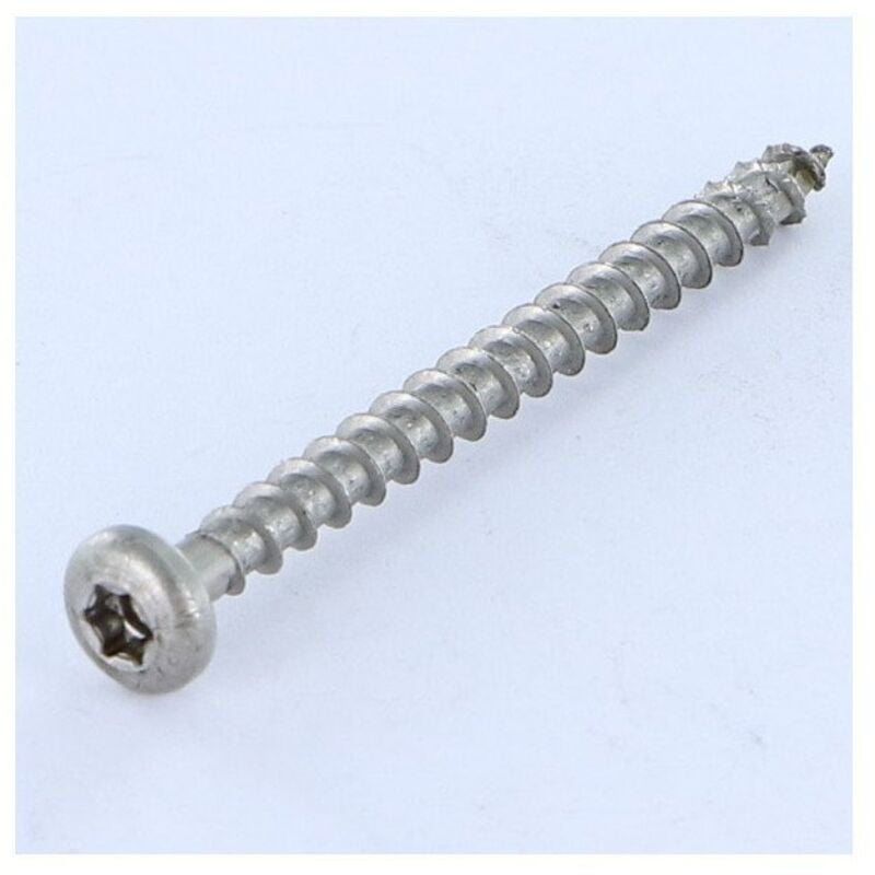 Spax Vis bois Tête ronde TR T-STAR+ TORX T10 Filetage total 3X30 Inox A2-200 pièces