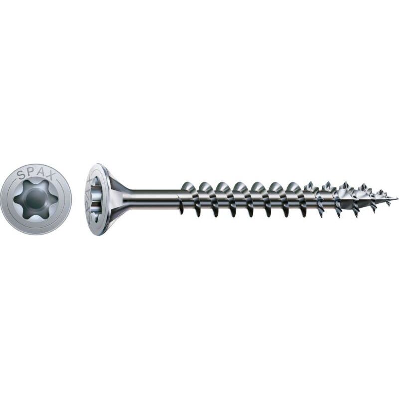 Vis universelle wirox ,6 x 80 mm ,100 Stk. - Carton xl - Spax