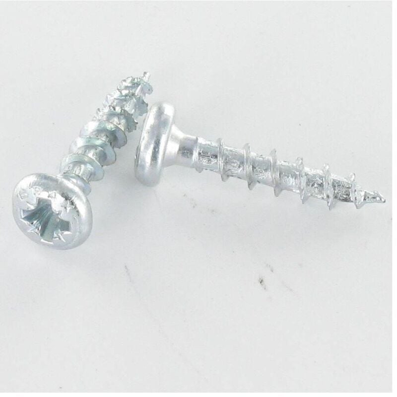 Vis universelle, 5 x 80 mm, 200 pièces, filetage complet, tête demi-ronde, empreinte cruciforme Z2, 4CUT, wirox - 0231010500805 - Spax
