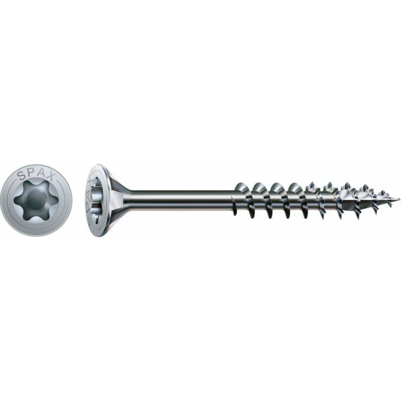 Vis universelle, 3,5 x 40 mm, 1000 pièces, filetage partiel, tête fraisée, t-star plus T20, 4CUT, wirox - 0191010350405 - Spax