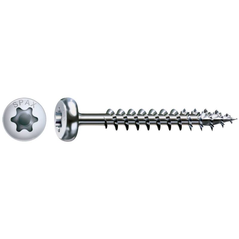 0201010500705 Vis à bois 5 mm 70 mm t-star plus acier wirox 200 pc(s) V858573 - Spax