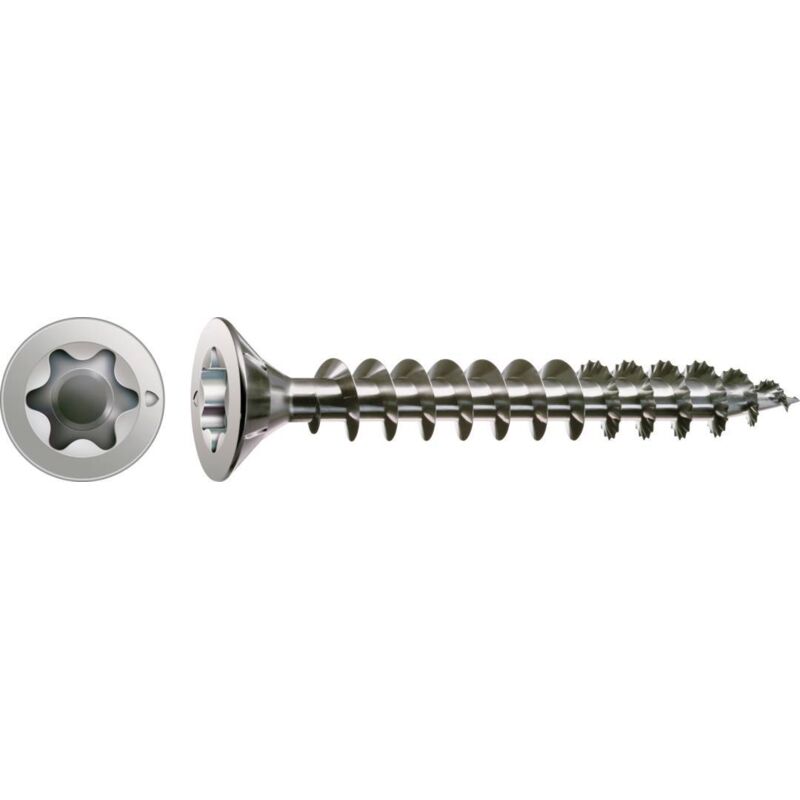 1197000300163 Vis à bois 3 mm 16 mm t-star plus 88091 acier inoxydable A2 200 pc(s) - Spax