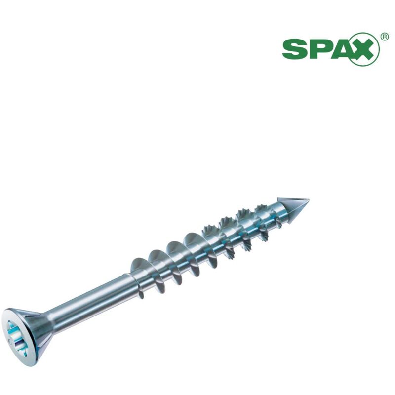 Spax - Boîte de: 200 Pcs Vis Abc m Tête Plate Zinguée 4,5X45