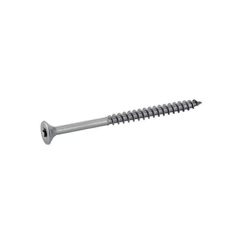 Vis à bois aggloméré tête fraisée empreinte torx inox A4 5x60/36mm boîte de 200 pièces Acton
