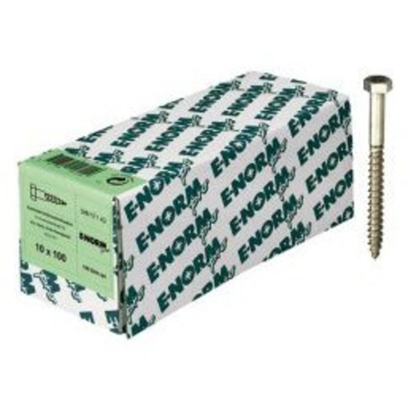 Vis a bois din 571acier inoxydable A2 6x30 hp E-normpro Par 100)