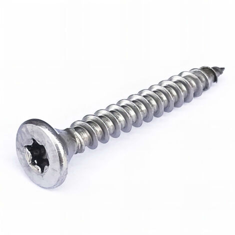 Vis à bois Inox A2 - D. 5 x 70 mm Torx 25 - Tête fraisée - 100 pcs