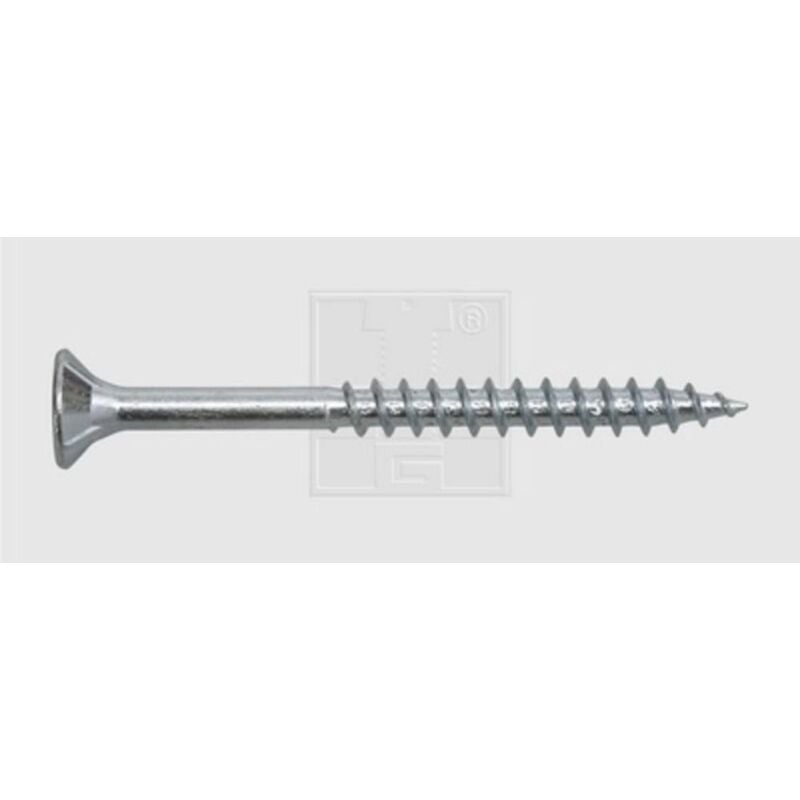 17602610010 Vis à bois 6 mm 100 mm à denture intérieur multiple acier galvanisé 100 pc(s) - SWG