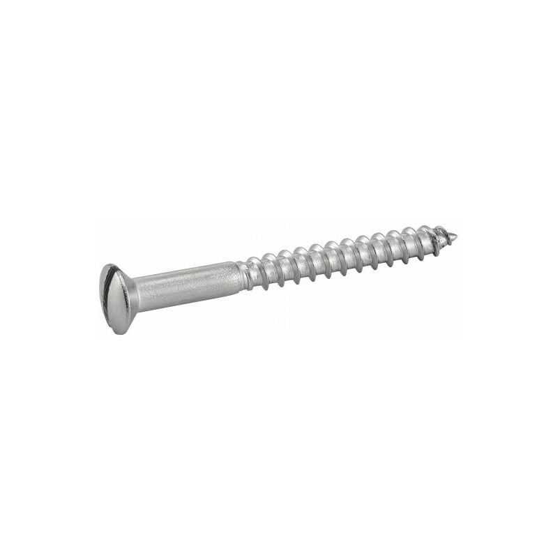 Vis à bois tête fraisée bombée fendue - Inox A4 3x25 mm - Boîte de 200