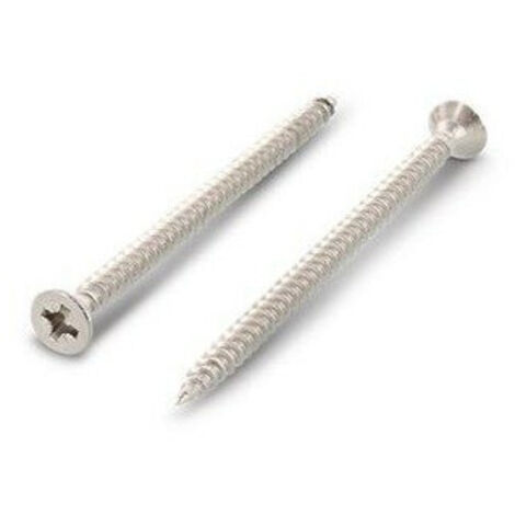 Vis à bois, tête fraisée pozidrive INOX - Longueur: 12 - Qualite Inox: A4 - Diamètre: 3.5