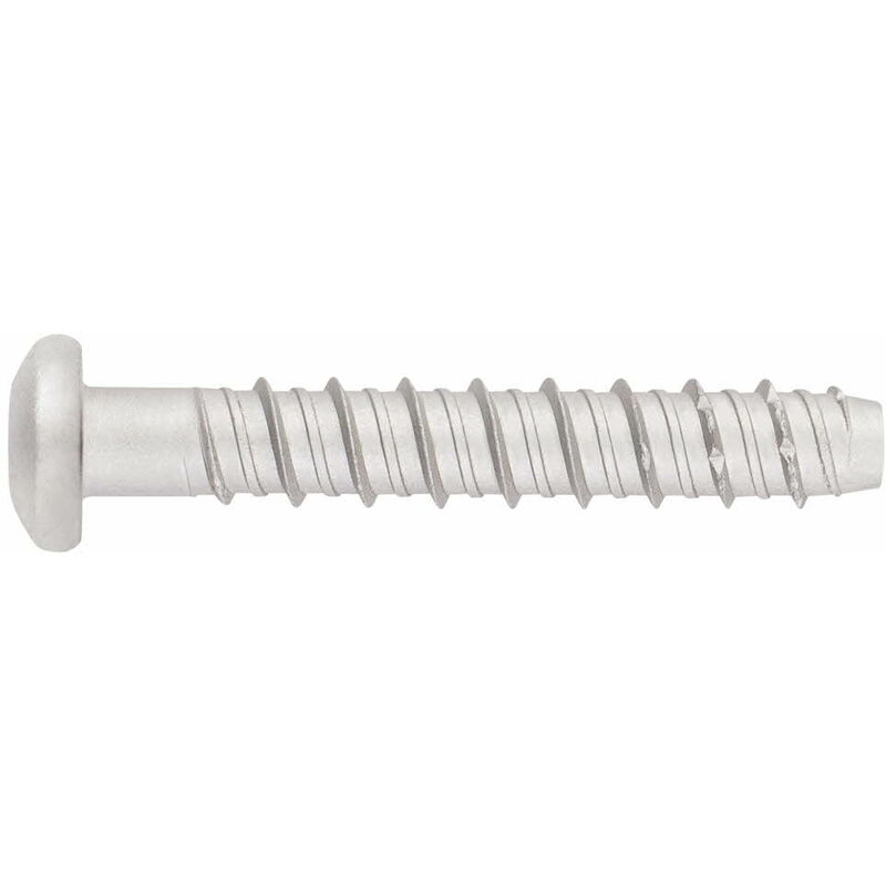 Vis a béton - Tête bombée - Recouvrement atlantis C3-H - Homologué ete Option 1 Ø6 x 80 - Boite de 50