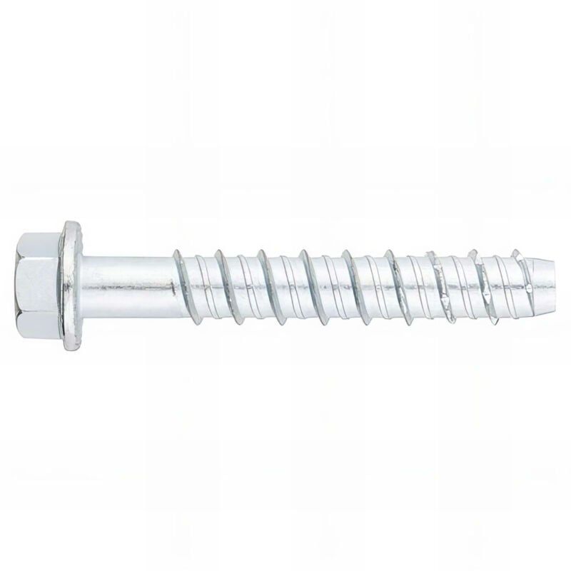 25 vis à béton d. 10 x 120 mm tête hexagonale homologué ete option 1 zingué