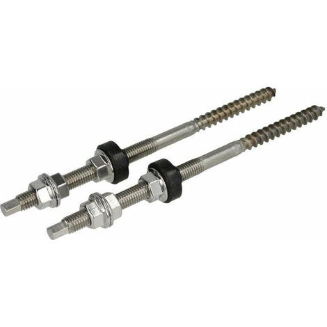 Vis à double filetage pour différents types de toit M10 x 200