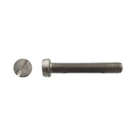 Vis à métaux tête cylindrique fendue Inox A2 - 5 x 60 mm- Vendu par 200