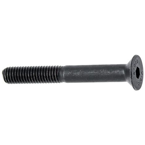 Vis à métaux tête fraisée empreinte 6 pans creux acier brut 10.9 partiellement filetées, diamètre 8 mm, longueur 50 mm, boîte de
