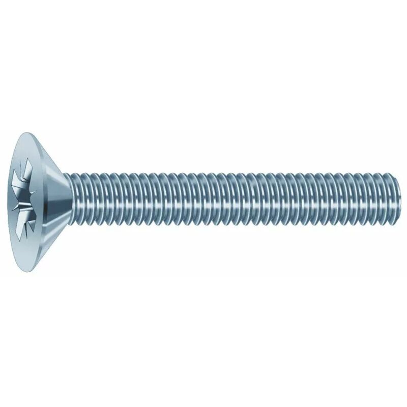 GFD - 100 vis à métaux 8 x 80mm tête fraisée zingué - Viswood