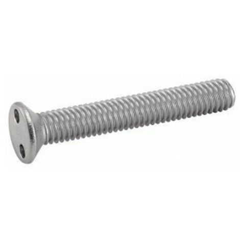 Vis à métaux tête fraisée inviolable snake eyes inox - Longueur: 12 - Qualite Inox: A2 - Diamètre: 5