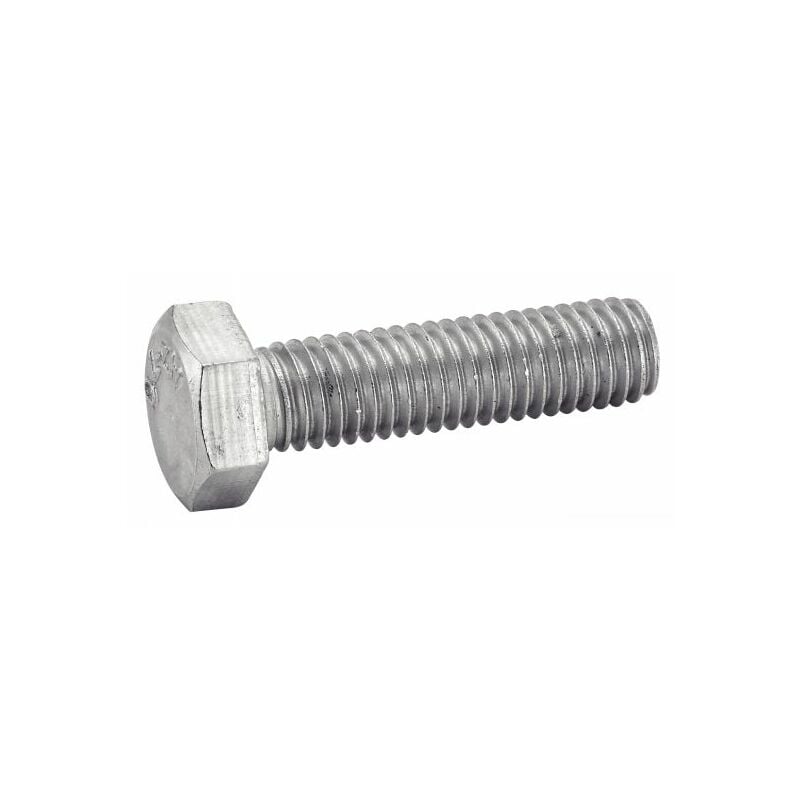 Vis à métaux tête hexagonale - Filetage total - Inox A4-80 6x45 mm - Boîte de 100