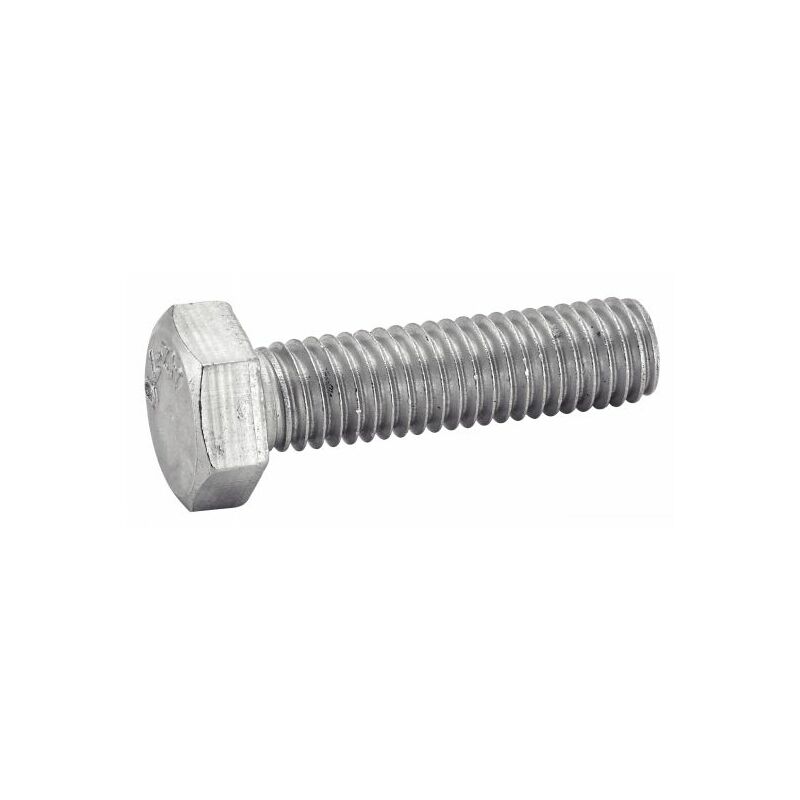 Vis à métaux tête hexagonale - Filetage total - Inox A4-80 8x40 mm - Boîte de 100