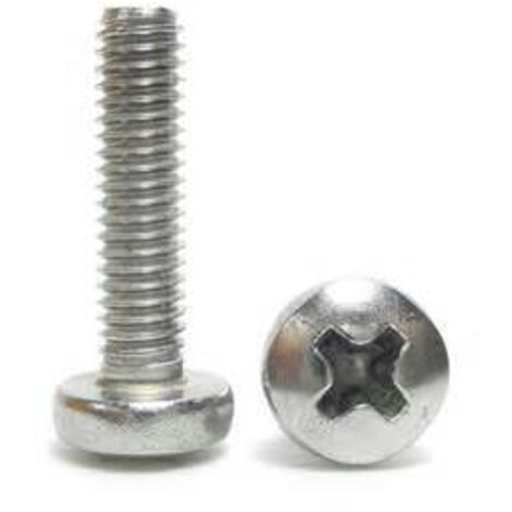 Vis à métaux ULTIMA 3x16 mm Pozidrive Tête cylindrique bombée Zingué blanc Boîte 500