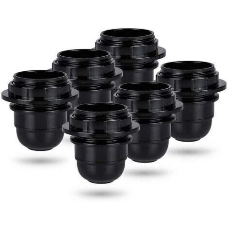 Vis à oreilles, Lot de 10 vis moletées filetées à tête étoile en plastique durable, boutons de poignée en fer, vis de serrage pour loquet de machines, M6x25mm