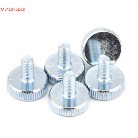 Vis à oreilles moletée en acier zingué M5x10 - Lot de 5 pièces