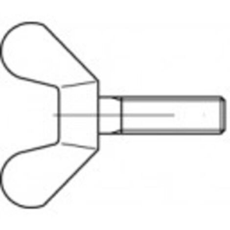 Vis à oreilles TOOLCRAFT 1060604 10 pc(s) M8 30 mm tête à ailettes acier inoxydable N/A