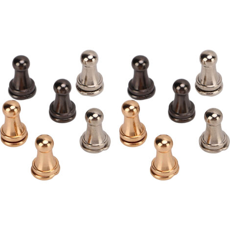 Vis à rivet en laiton haute résistance pour fixation de cuir, idéales sacs et ceintures, 30 pièces, durabilité garantie.