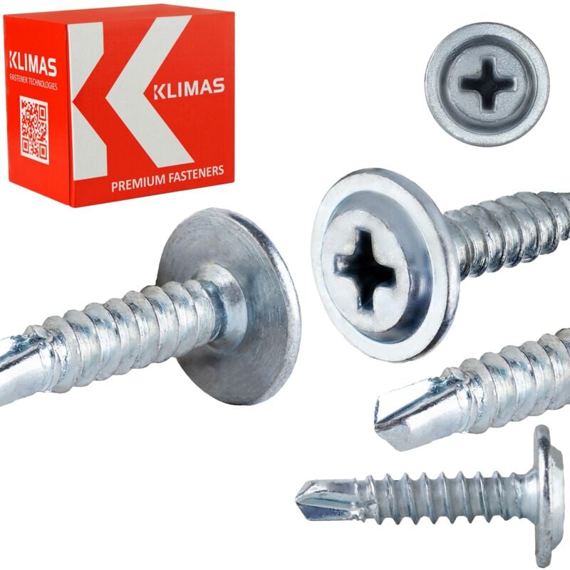 Moderix - Vis à rondelle autoperceuses WSPC-42019