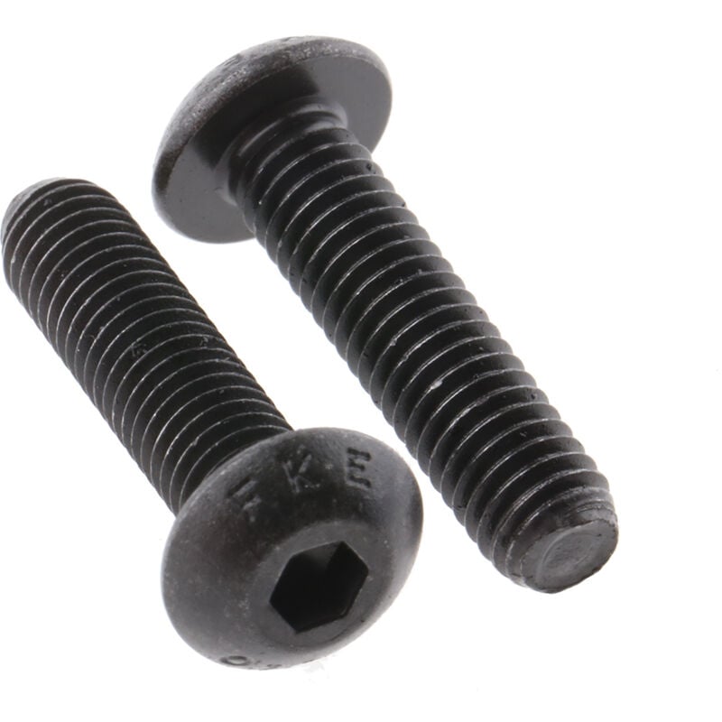 Vis à six pans creux, M5 x 20mm, tête Vis bombée à tête creuse hexagonale, en Acier ( Prix pour Boîte de 100 )