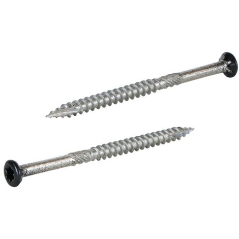 Vis à tête bombée - Radix - Noir - 4,0 x 60 mm RVS-410 (200 pièces)