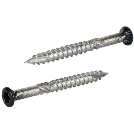 Vis à tête bombée - Radix - Noir - 5,0 x 50 mm RVS-410 (200 pièces)