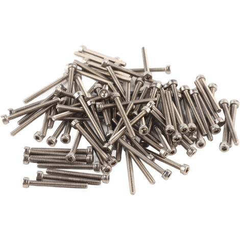 Vis à tête cylindrique à six pans creux en acier inoxydable 304, boulons métalliques (M330)