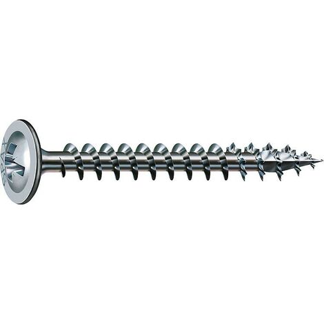 Vis à tête cylindrique Spax Wirox, filetage complet, cruciforme PZ2, ,5x00