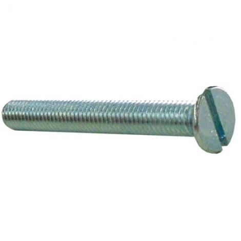 Vis à tête fraisée à filetage métrique 03X010Mm Acier zingué Din 963 Fontana
