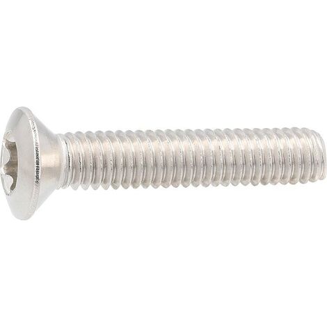 Vis à tête fraisée à six pans creux et TX ISO 14584 A2 M 4X45 conditionnement : 500