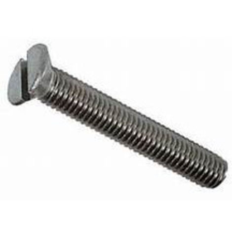Vis à tête fraisée fendue DIN 963 ULTIMA 6x20 mm Filetage total Boîte 500
